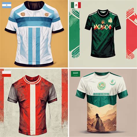 World Cup 2022 kits designed by AI : r/footballkits