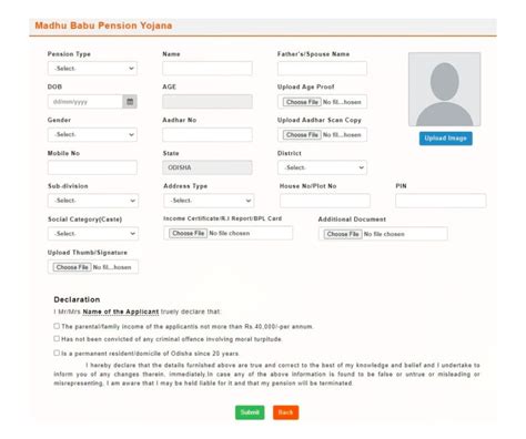 Madhu Babu Pension Yojana Odisha Eligibility New List Pdf Status Check