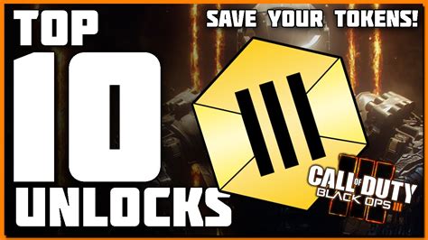 Top Ten Unlocks In Black Ops 3 Save Your Tokens Bo3 Beta Gameplay Youtube