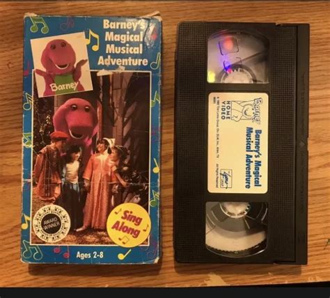 BARNEY BARNEYS Magical Musical Adventure VHS 1993 7 94 PicClick UK