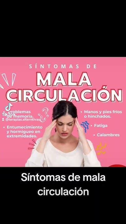 Síntomas De Mala Circulación Youtube