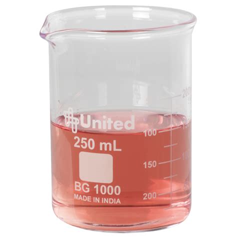 250ml Low Form Glass Beaker Us Plastic Corp