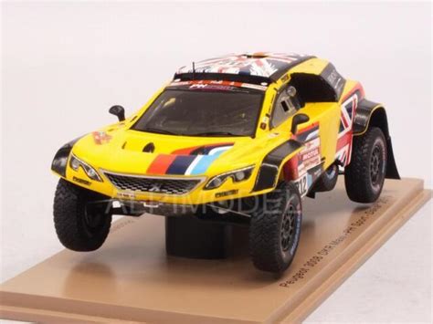 Spark Model PEUGEOT 3008 DKR N 312 Dakar 2019 H Hunt W Rosegaar 1 43