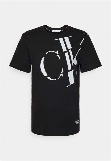 Calvin Klein Jeans T Shirt Z Nadrukiem Zalandopl