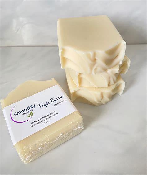 Triple Butter Soap Mango Butter Shea Butter Cocoa Butter Etsy