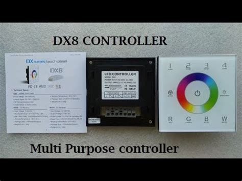 Ltech In Wall Touch Panel Dmx Controller Dx Rgb Controller Ltech Dx