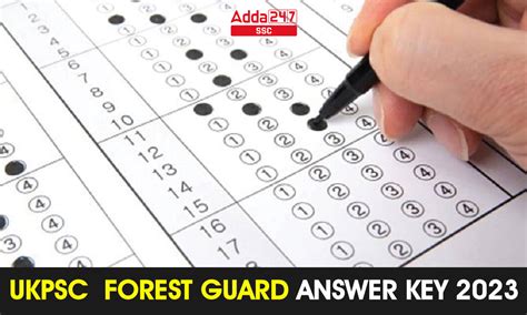 UKPSC Forest Guard Answer Key 2023 Out Check PDF Here