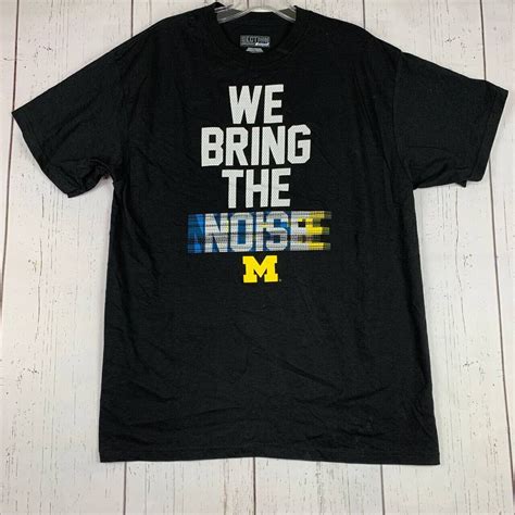 Majestic University Of Michigan Ncaa Section Large Tshirt New Men Grailed