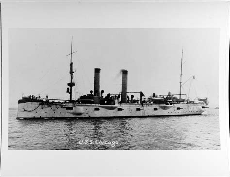 Uss Chicago Cl14 Uss Chicago Edwardian Era Victorian Battle Ships