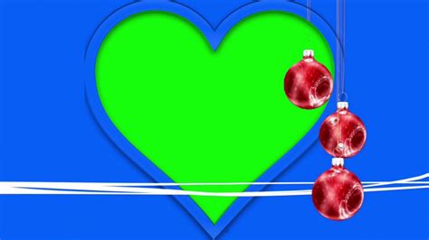 Green Screen Christmas Frame Effect Youtube