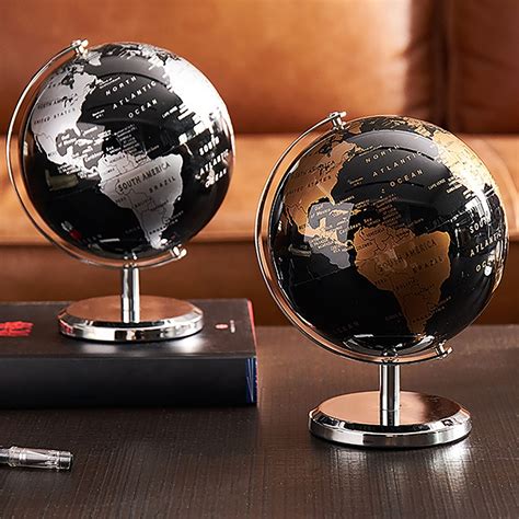 Desktop Ornament World Globe Desktop Geographic Globe 360°rotating