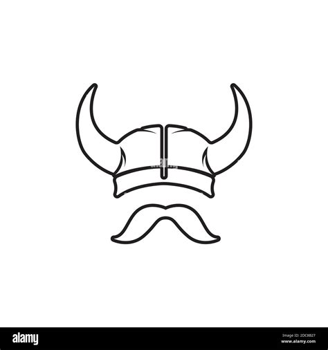 Viking Head Logo And Symbol Vector Stock Vector Image And Art Alamy