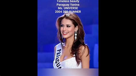 Timeless Beauty Of Yanina Gonzales 2004 Miss Universe 3rd Runner Up