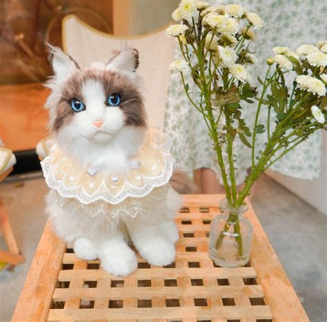 100 Handmade Realistic Ragdoll Cat Plushcat Plush Look Etsy