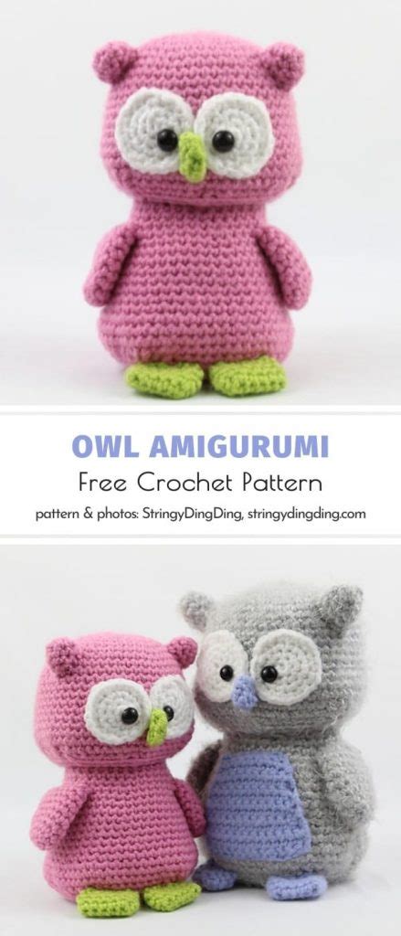 Crochet Owl Amigurumi Tutorial Pattern Pdf By Freshstitches On Etsy