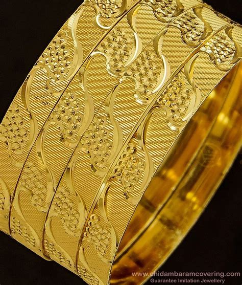 Set Of Four South Traditional Gold Bangles Design For Women Daily Wear Atelier Yuwa Ciao Jp