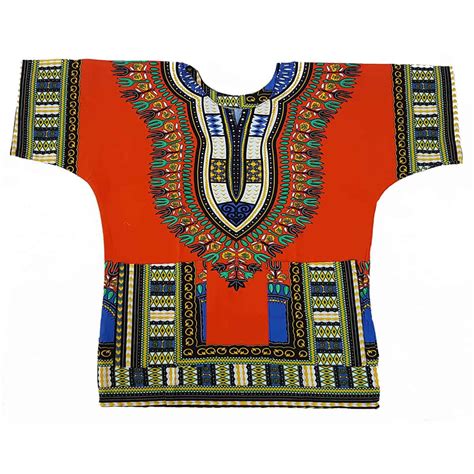 Colourful African Village Dashiki Tops Afrobeat