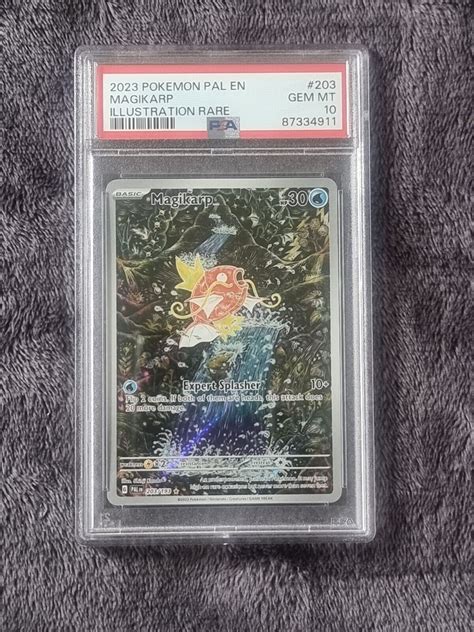 Magikarp 203 193 Paldea Evolved Illustration Rare Pokémon Card PSA 10