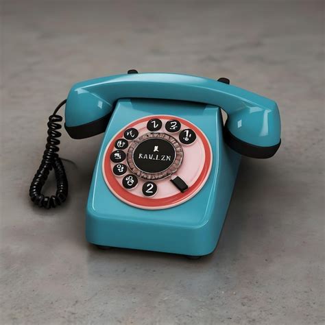 Premium Photo Charming Antique Phone Icon For Elegant Themes
