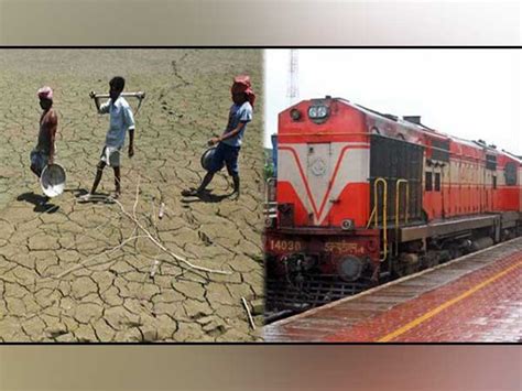 Latur Water Crisis Train Carrying Water Reaches Drought Hit