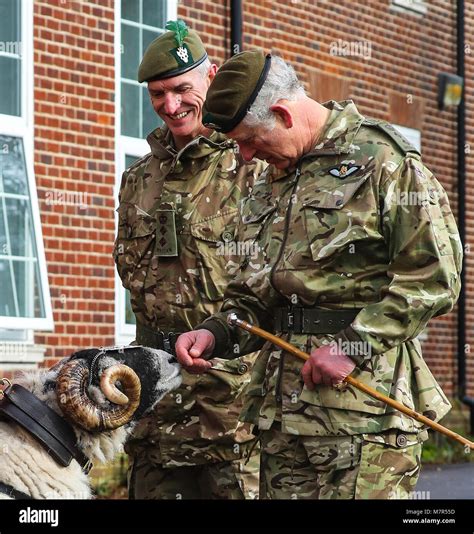 The Prince Of Wales Colonel In Chief The Mercian Regiment Visits The