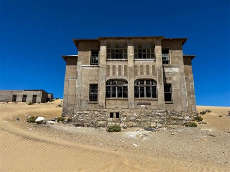 Abandoned City of Kolmanskop in Namibia. Ancient City, Sand in Desert ...