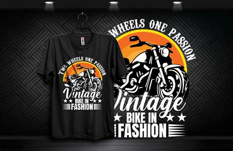 Vintage Bike T Shirt Design Behance