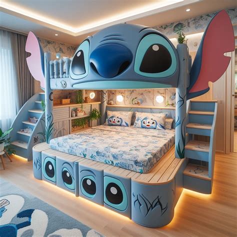 Stitch Inspired Bed Creative Ideas And Inspiration For Your Kids