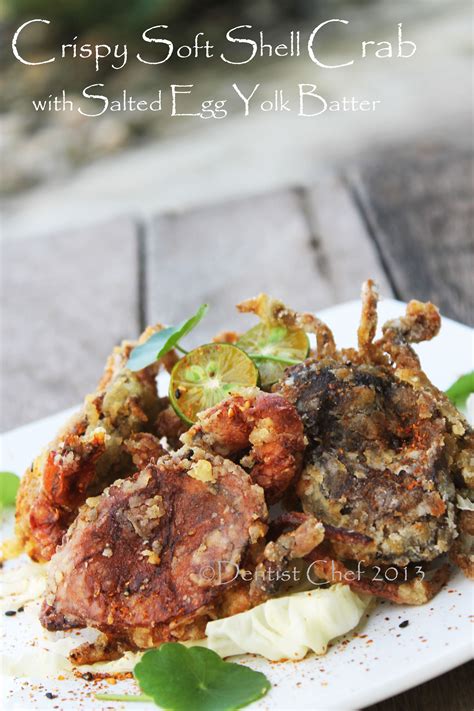 Crispy Deep Fried Soft Shell Crab With Salted Egg Yolk Batter Recipe Salted Egg Yolk Soft