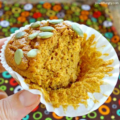 Vegan Chickpea Flour Pumpkin Muffins Oil Free Powerhungry®