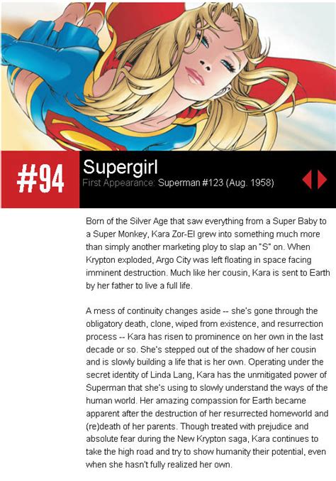 Supergirl Comic Box Commentary Ign Top 100 Super Heroes
