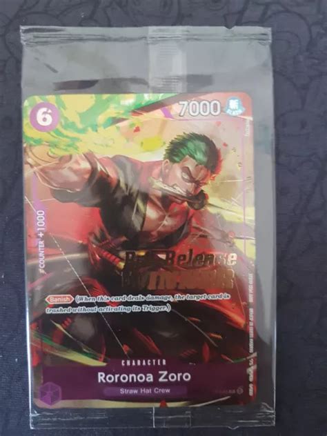 ONE PIECE CARD Game Roronoa Zoro P 045 Event Winner EUR 90 00 PicClick FR