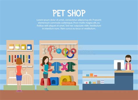 Pet Store Interior Stock Illustrations 988 Pet Store Interior Stock