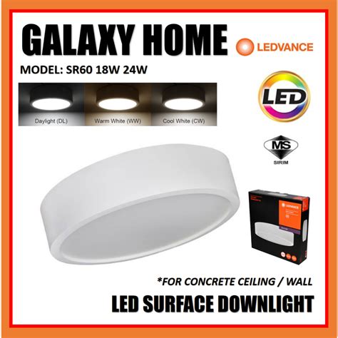 Sirim Osram Ledvance Surface Downlight Led Eco G W W