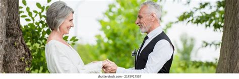 Side View Cheerful Mature Man Formal Stock Photo 2193917557 Shutterstock