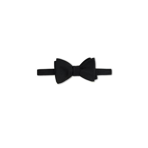 Hackett Silk Adjustable Bow Tie Black Dressinn