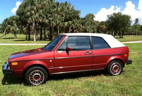 1985 VOLKSWAGEN CABRIOLET Wolfsburg Edition For Sale