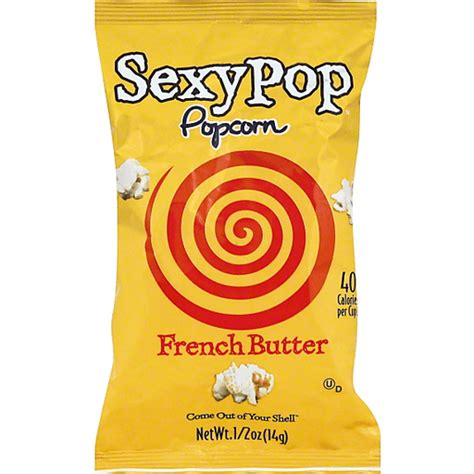 Sexypop Popcorn French Butter Snacks Chips And Dips Priceless Foods