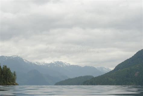 A Calm Day On Great Central Lake Near Port Alberni Vancouver Island