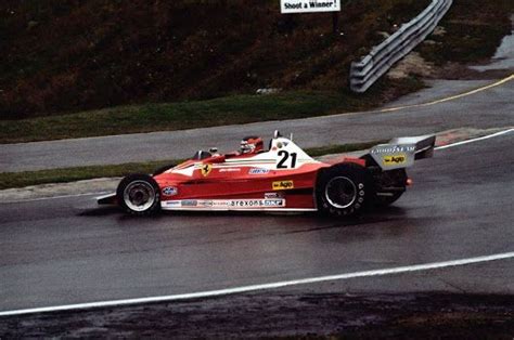 Gilles Villeneuve Ferrari Debut In 312T2 At Mosport Park Ont 1977