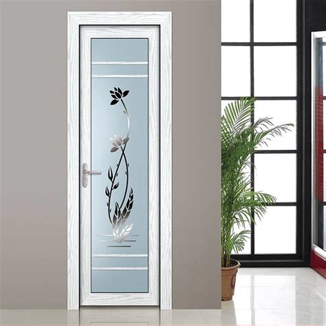 Aluminum Bathroom Door Design Swing Door PVC Bathroom Plastic Door ...