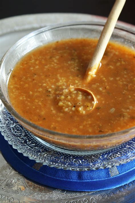 Chorba Frik soupe Algérienne au blé vert concassé et recettes de