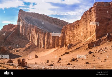 Valle De La Luna El Desierto De Atacama Cerca De San Pedro De Atacama