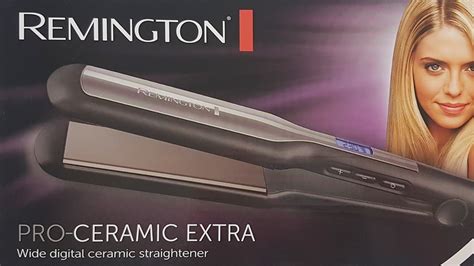 Remington Hair Straightener S5525 Pro Ceramic Extra YouTube