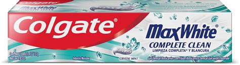 Colgate Pasta Dental Max White Crystal Mint Frescura 100 Ml Ayuda En La Reducción De La Placa