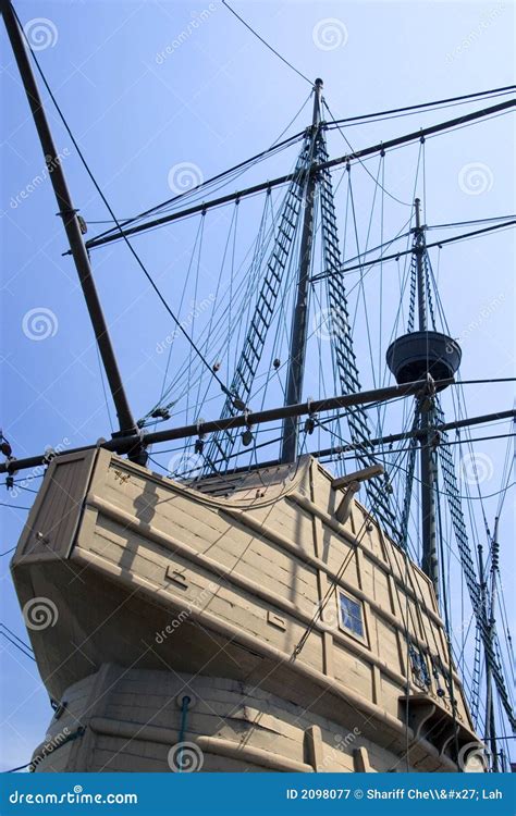Portuguese Galleon Stock Image Image Of Sailboat History 2098077