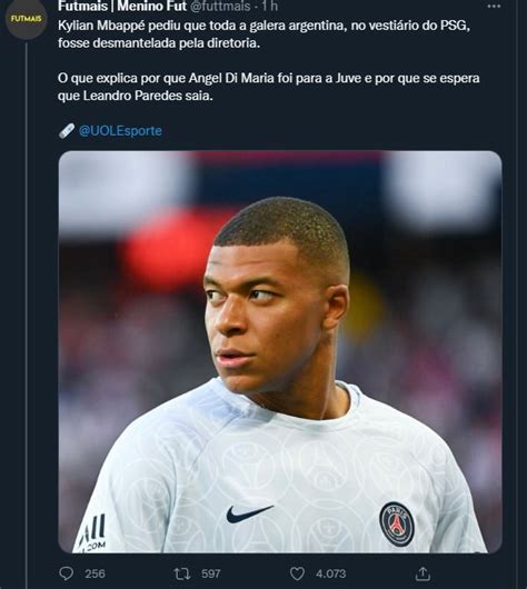 Kylian Mbapp Pediu Que Toda A Galera Argentina No Vesti Rio Do Psg