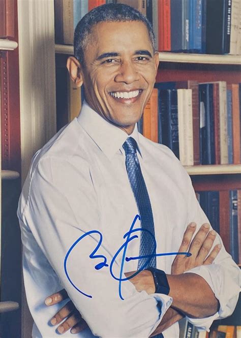 Barack Obama Signed Photo EstateSales Org