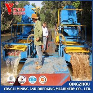 Asia Machinery Net Jet Suction Gold Dredger Qingzhou Yongli Mining