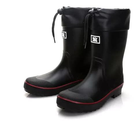 Botas De Lluvia Impermeables De Pvc Para Hombre Con Forro Cuotas Sin